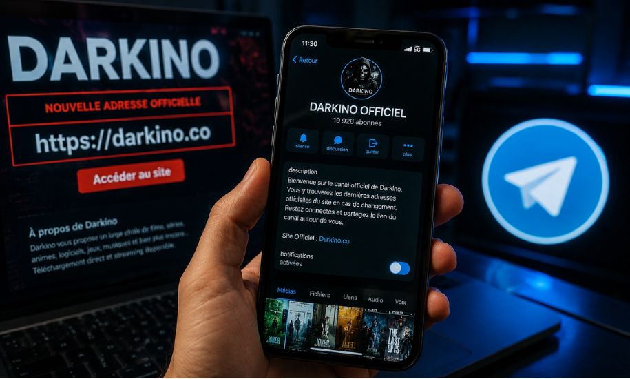 Darkino Telegram : Tout comprendre sur les nouvelles adresses et le canal Telegram Darkino Telegram